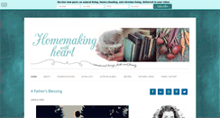 Desktop Screenshot of homemakingwithheart.com